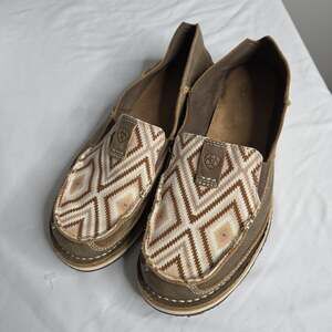 Ariat Womens Cruiser Slip On Shoes US 10 B Aztec Brown Loafer 10027385